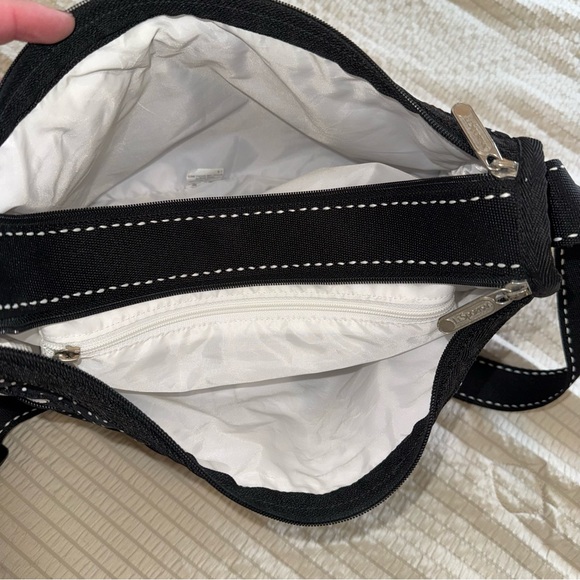 Black & White Expandable Dotted LeSportsac Wet Bag - Picture 6 of 12